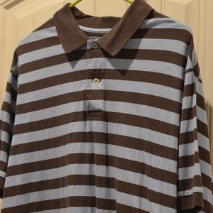 Daniel Cremieux Blue and Brown Polo